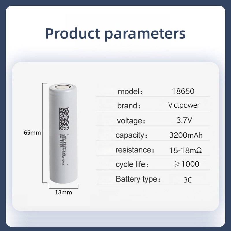 Vape Battery 18650 - Victpower 10er-Pack 3500 mAh 18650 Li-Ionen-Akku