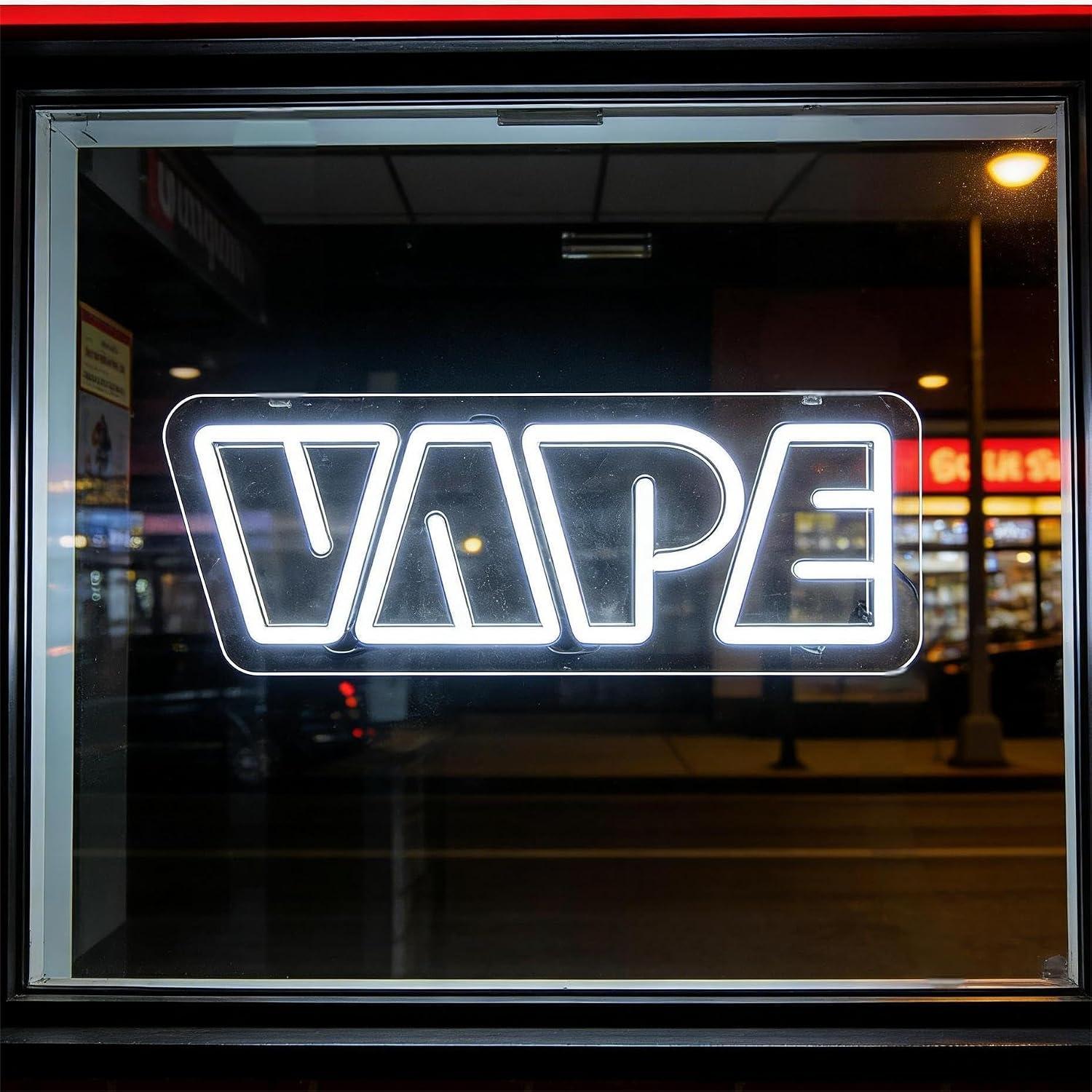 Vaping Store - VAPE Neon-Schild USB Dimmbares LED-Licht für