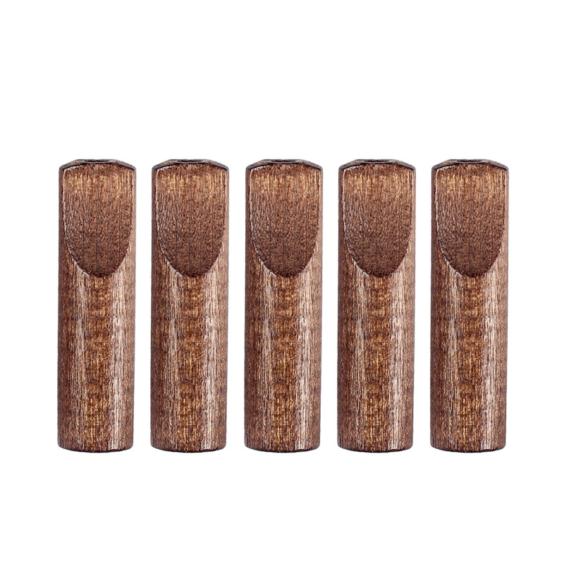 Smoking & Vaping Accessories - 10 Stück 8mm Holz-Zigarettenmundstücke Massivholz-Filtertip Handgerollter