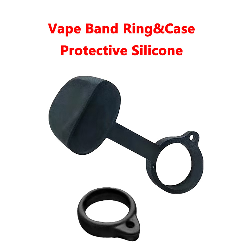 Vape Band Silicone - Tragbare Silikonhülle, Vape-Schutz und Vape-Band-Ring, schützendes