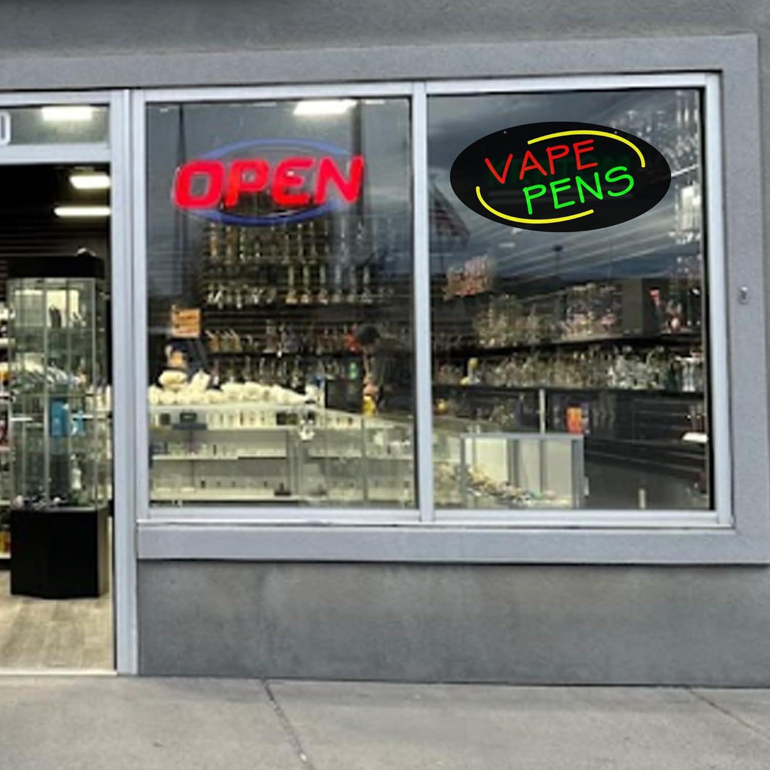 Vape Pens Neon-Schild Dimmbare – Vaping Store Bewertung und Preis