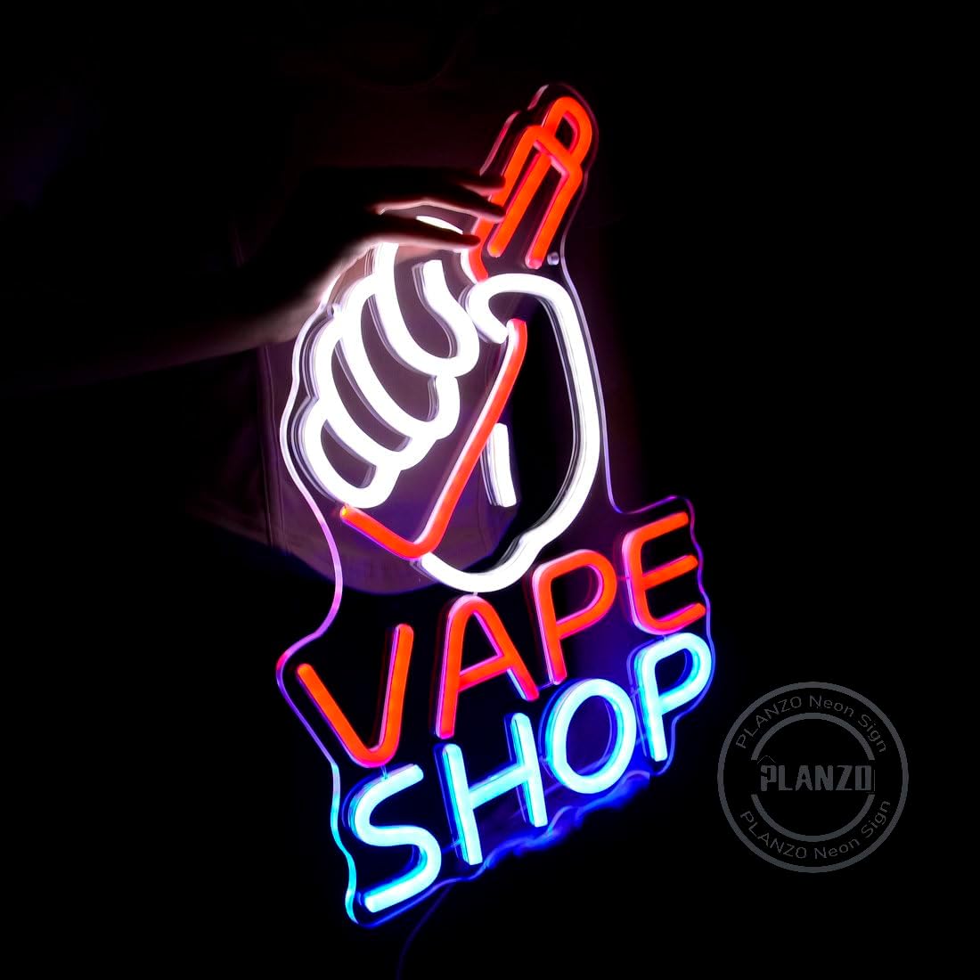 VAPE Shop Leuchtreklame für Sm – Vaping Store Bewertung und Preis