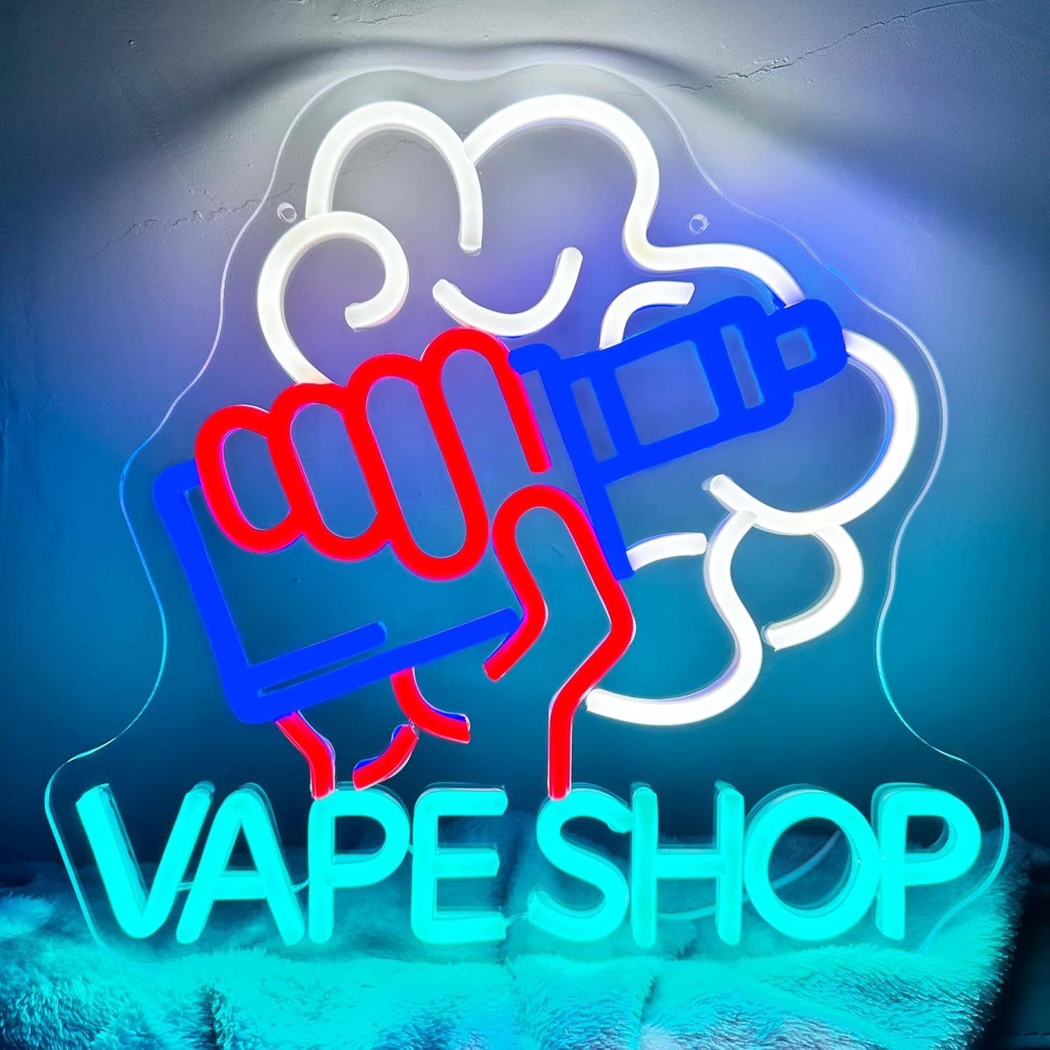 Vape Shop Leucht reklamen LED  – Vaping Store Bewertung und Preis